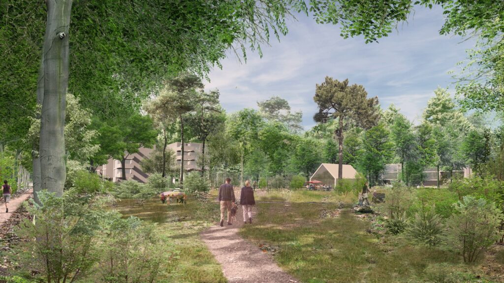 De boshut, natuurinclusief wonen Soesterberg