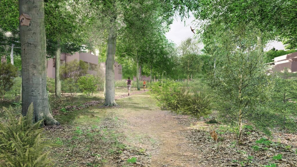 Impressie 2, natuurinclusief wonen Soesterberg